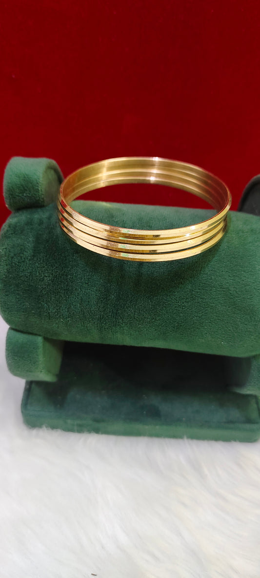 Pure panchaloham unpolished 4 bangles