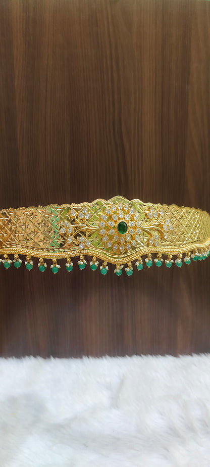 Real gold look bridel vaddanam