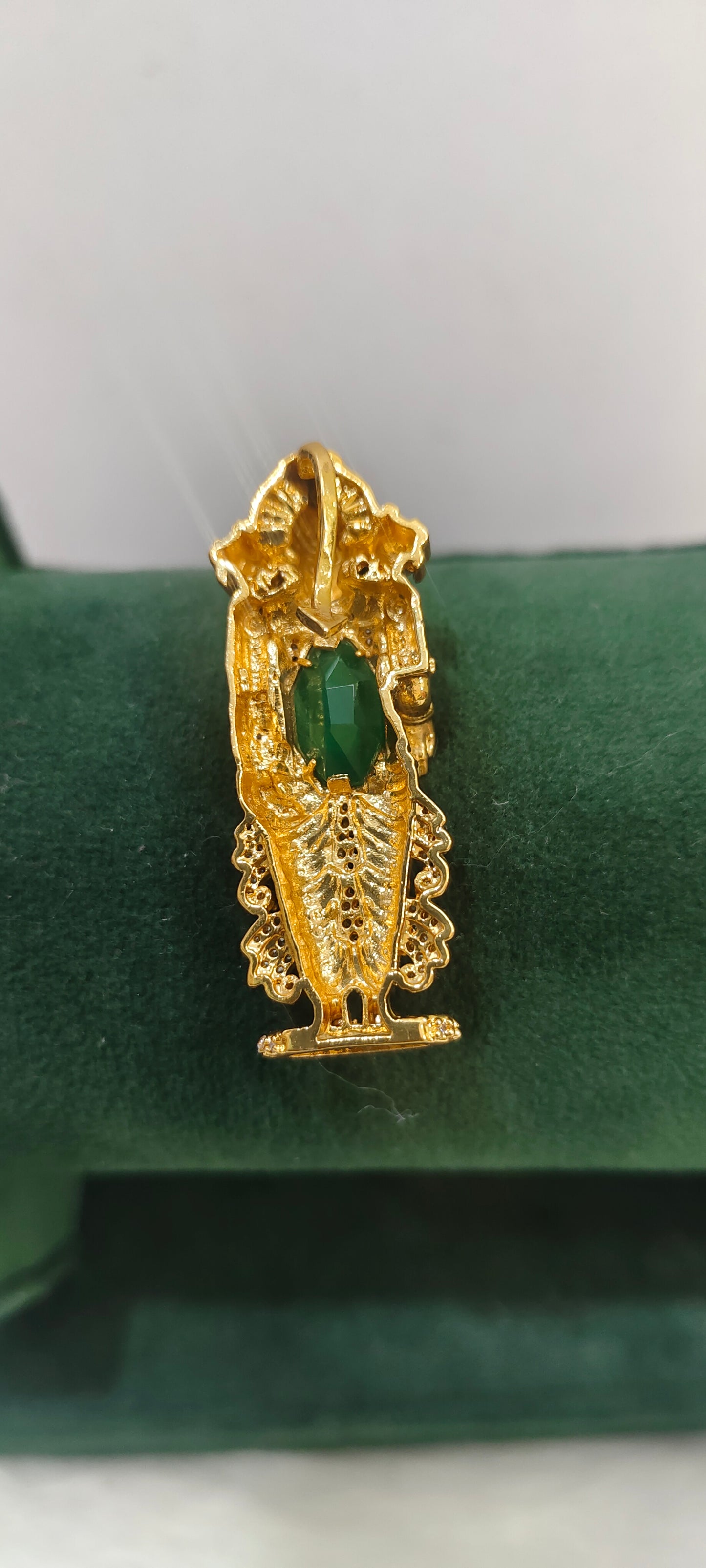 Premium nakshi 2.5" length balaji pendant