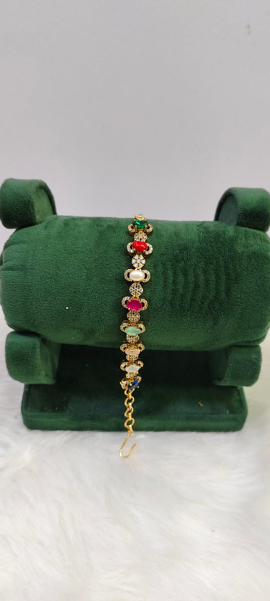 Premium navaratna ladies bracelet