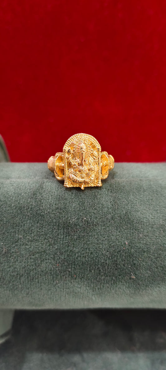 Pure panchaloham big size ganesh ring