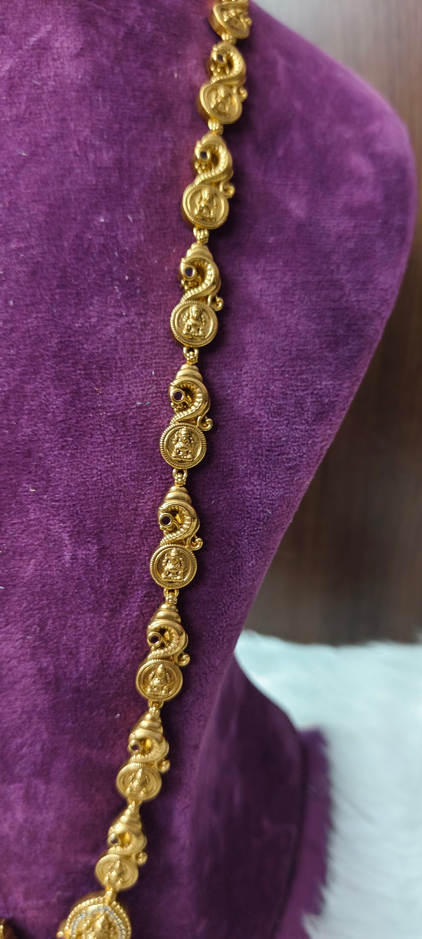 Premium nakshi long haram with 30" length