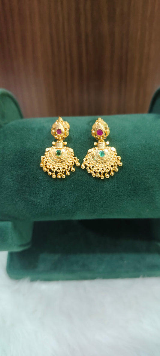 Premium micro gold plated daily wear cute earrings