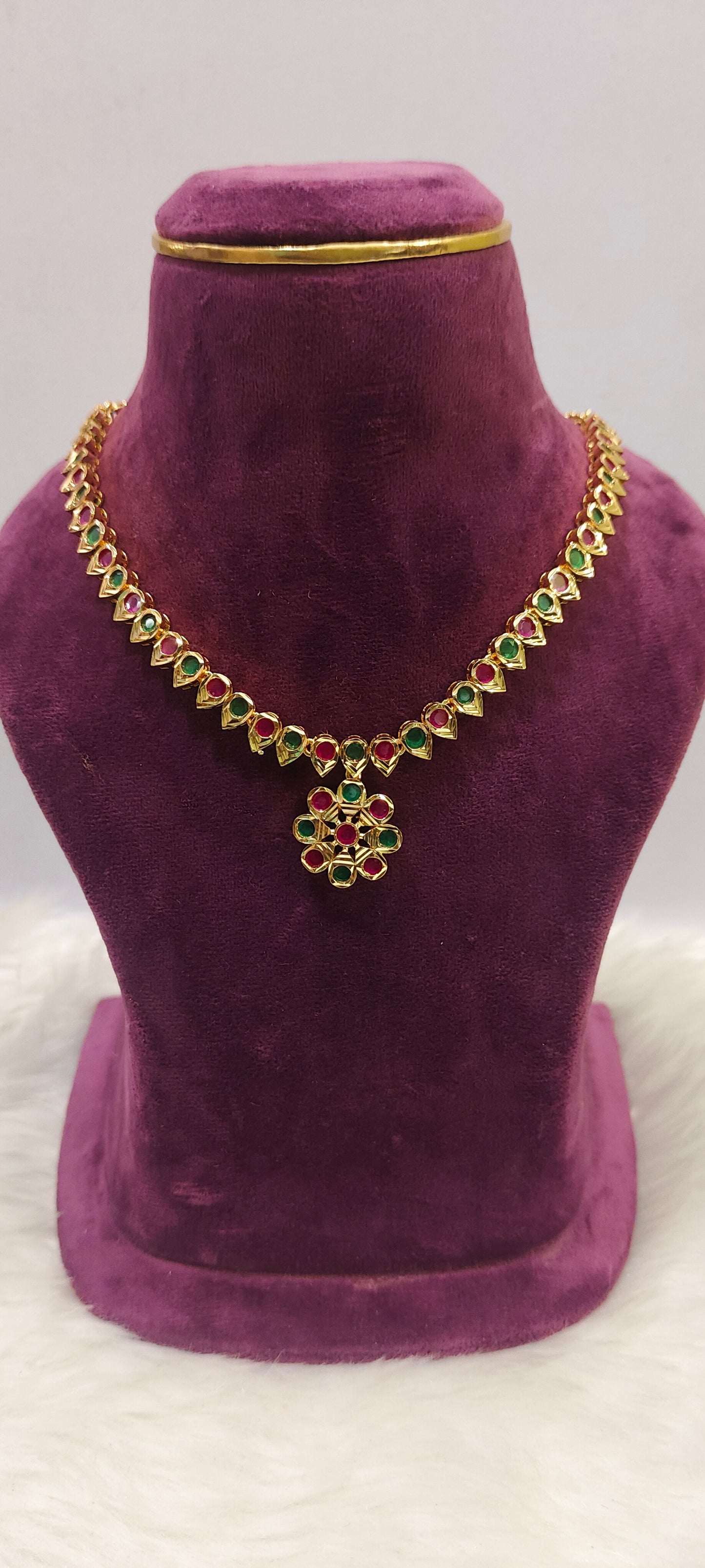 Pure panchaloham vintage look necklace