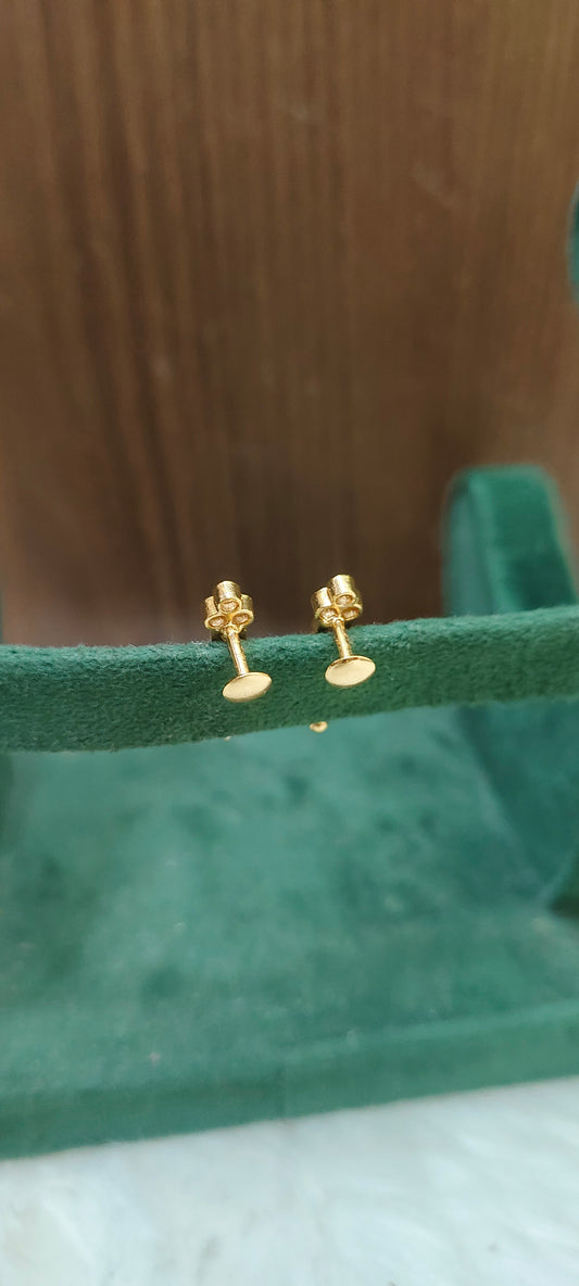 Pure panchaloham cute j type studs