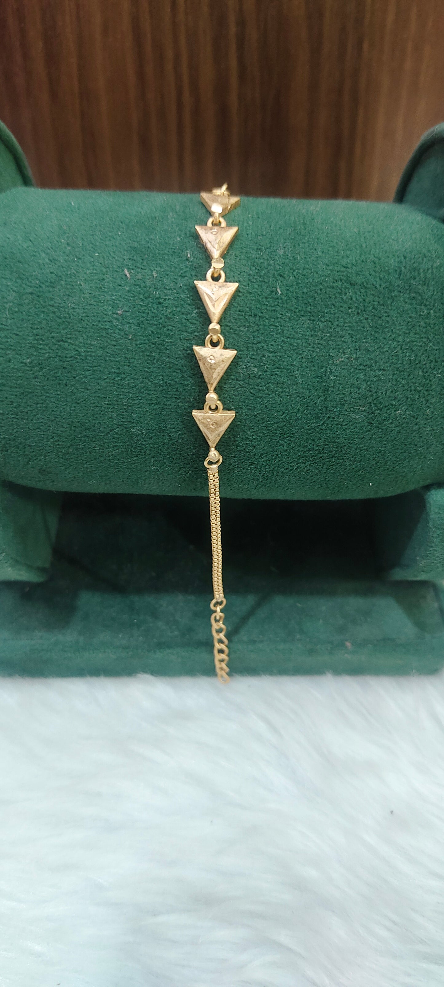 Pure panchaloham unpolished ladies bracelet