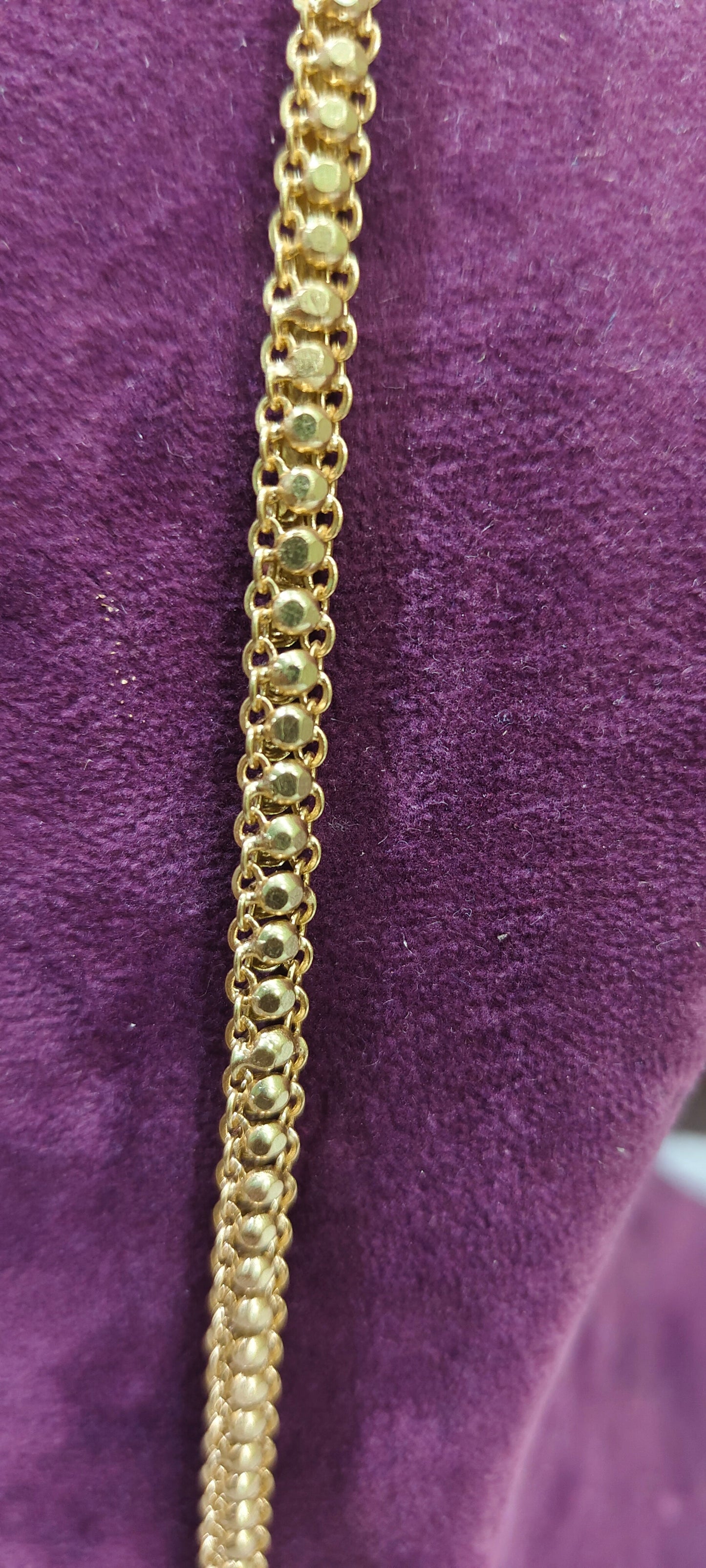 Pure panchaloham unpolished different pattern unique style thali chain