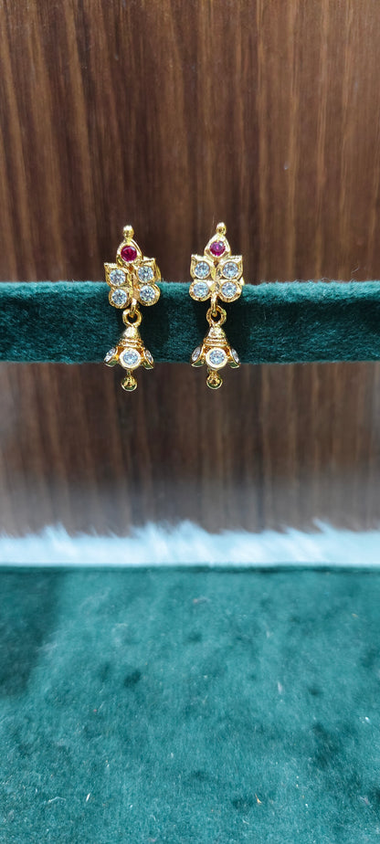 Pure panchaloham cute jumkas