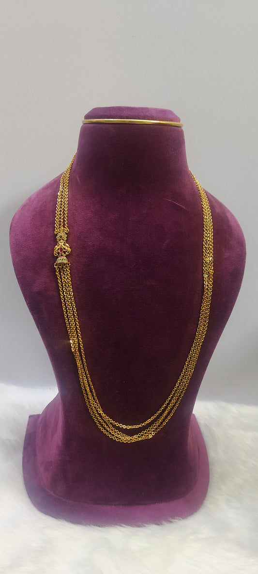 Premium nakshi chandraharam with 24" length