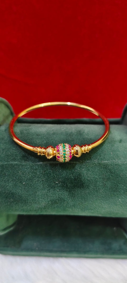 Gold look kada bangles