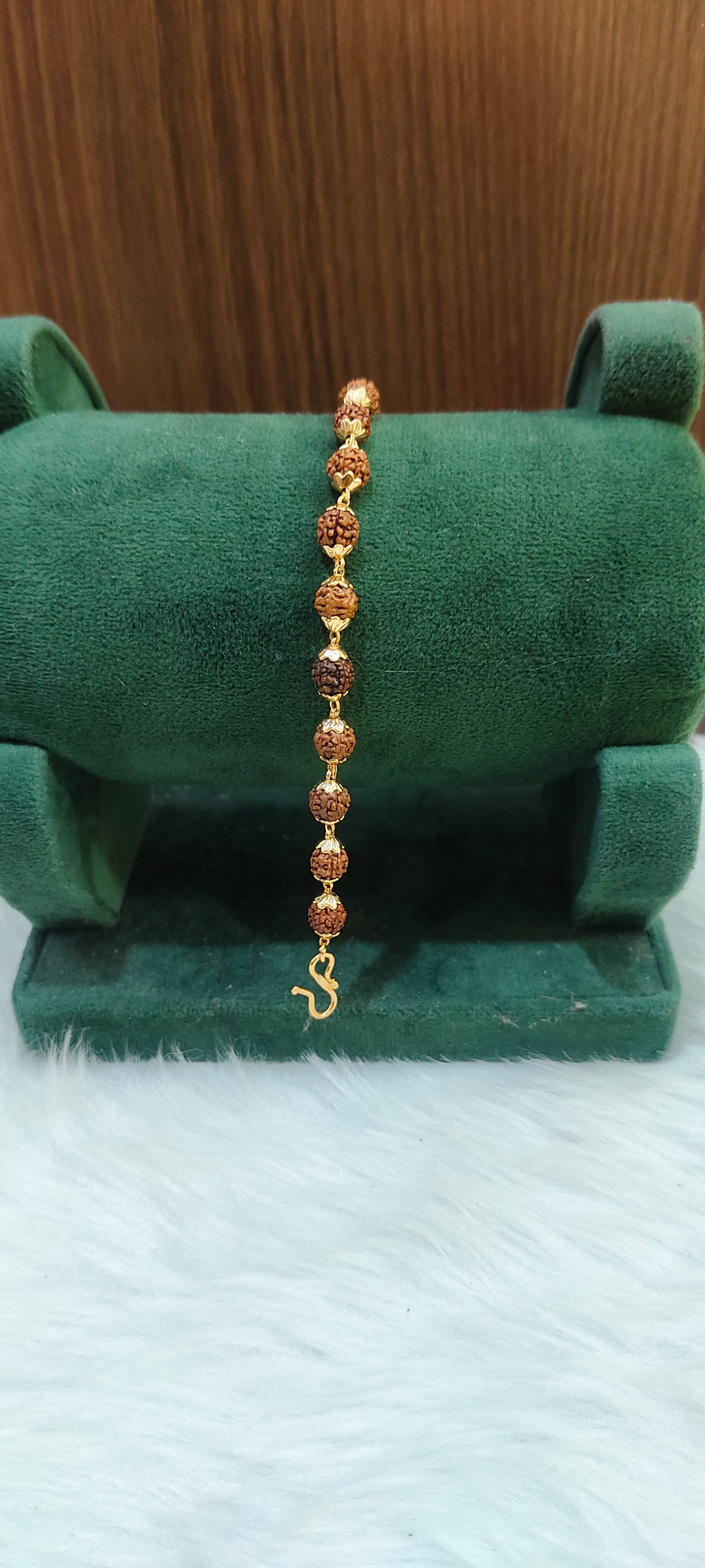 Premium micro gold plated mens bracelet