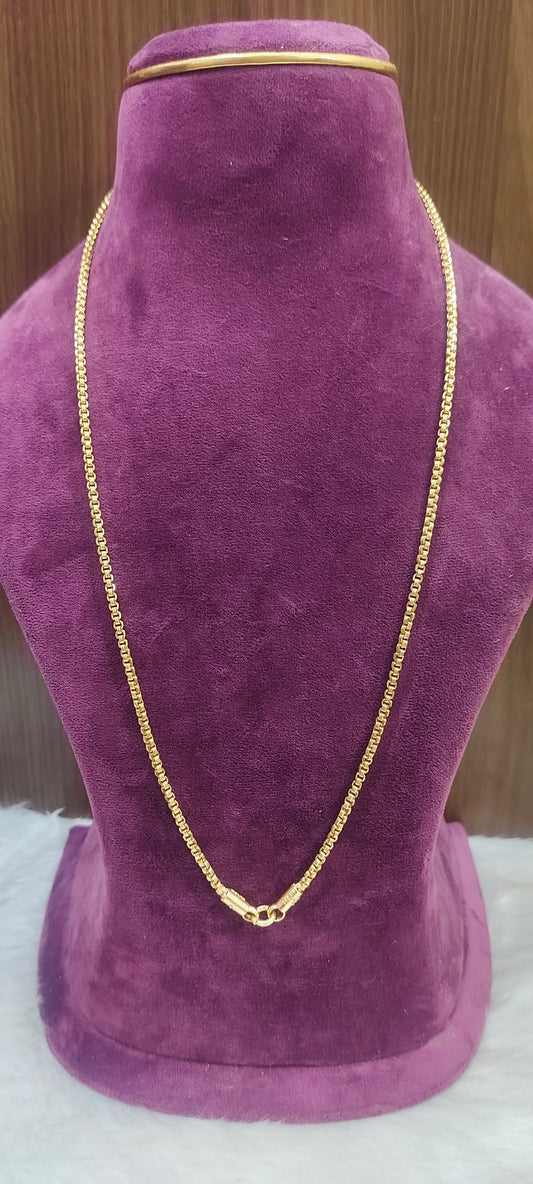 Pure panchaloham unpolished 24" length bharthi model thali chain