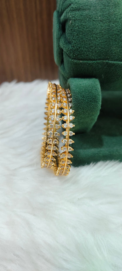 Pure panchaloham diamond look 2 bangles