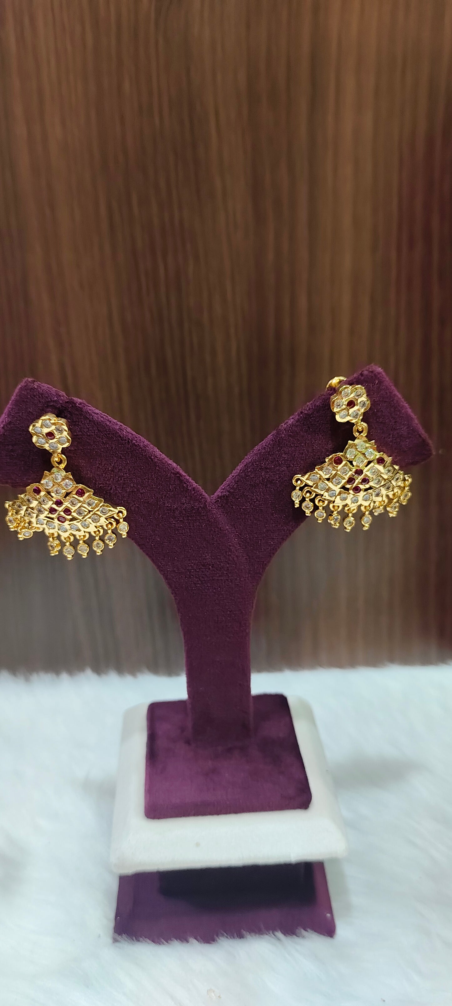 Pure panchaloham necklace and long haram set combo
