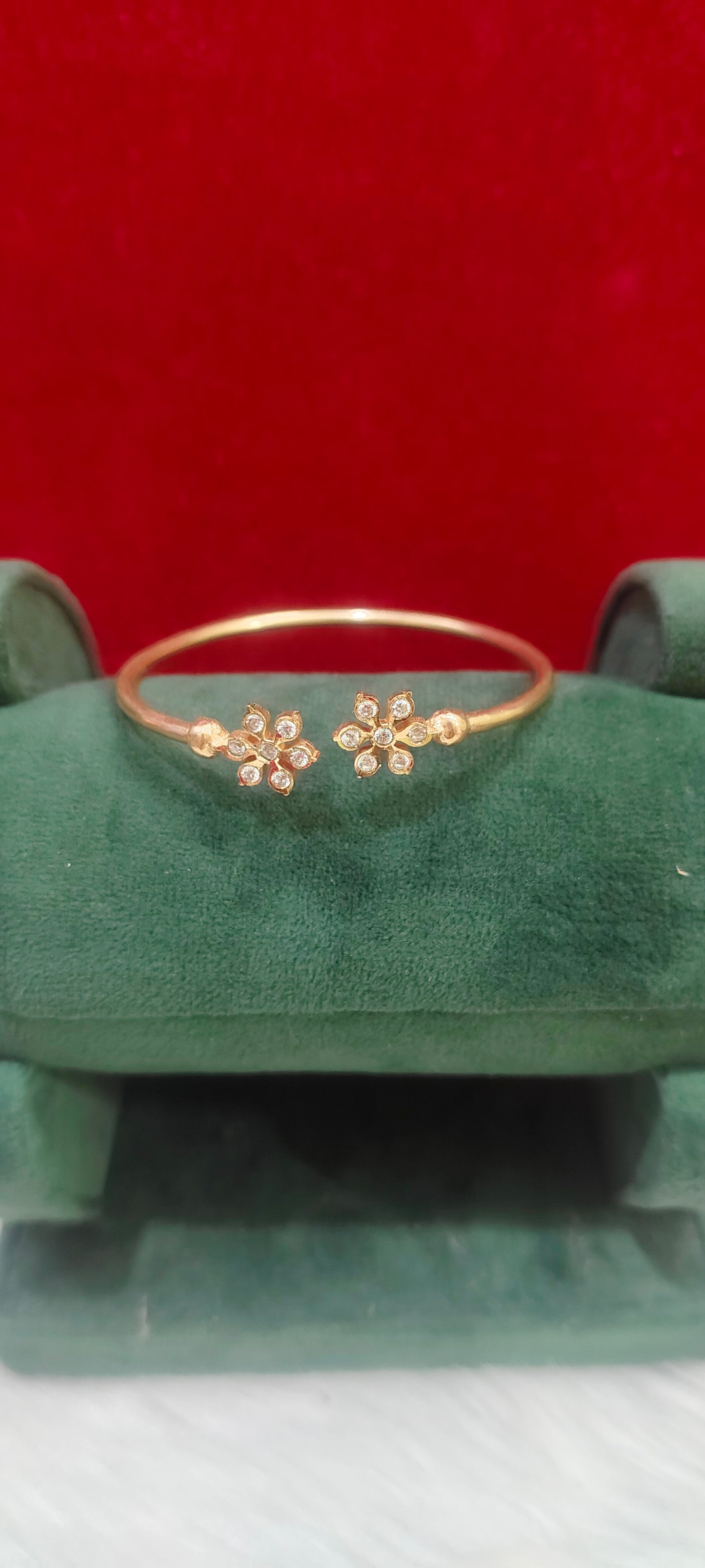 Pure panchaloham unpolished openable kada bracelet