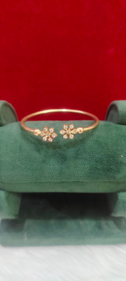 Pure panchaloham unpolished openable kada bracelet