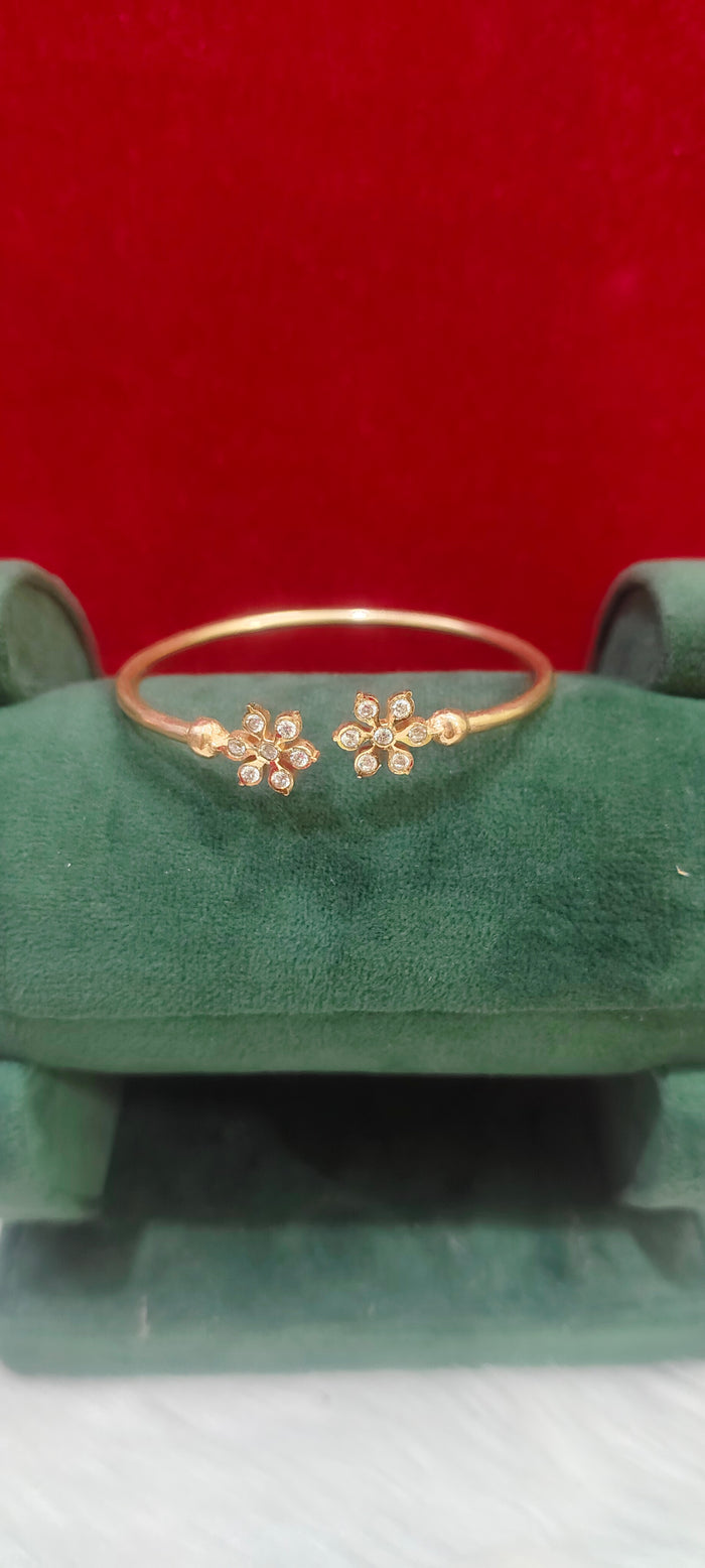 Pure panchaloham unpolished openable kada bracelet