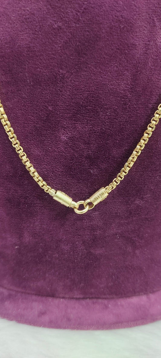 Pure panchaloham unpolished 26" length bharathi model thali chain
