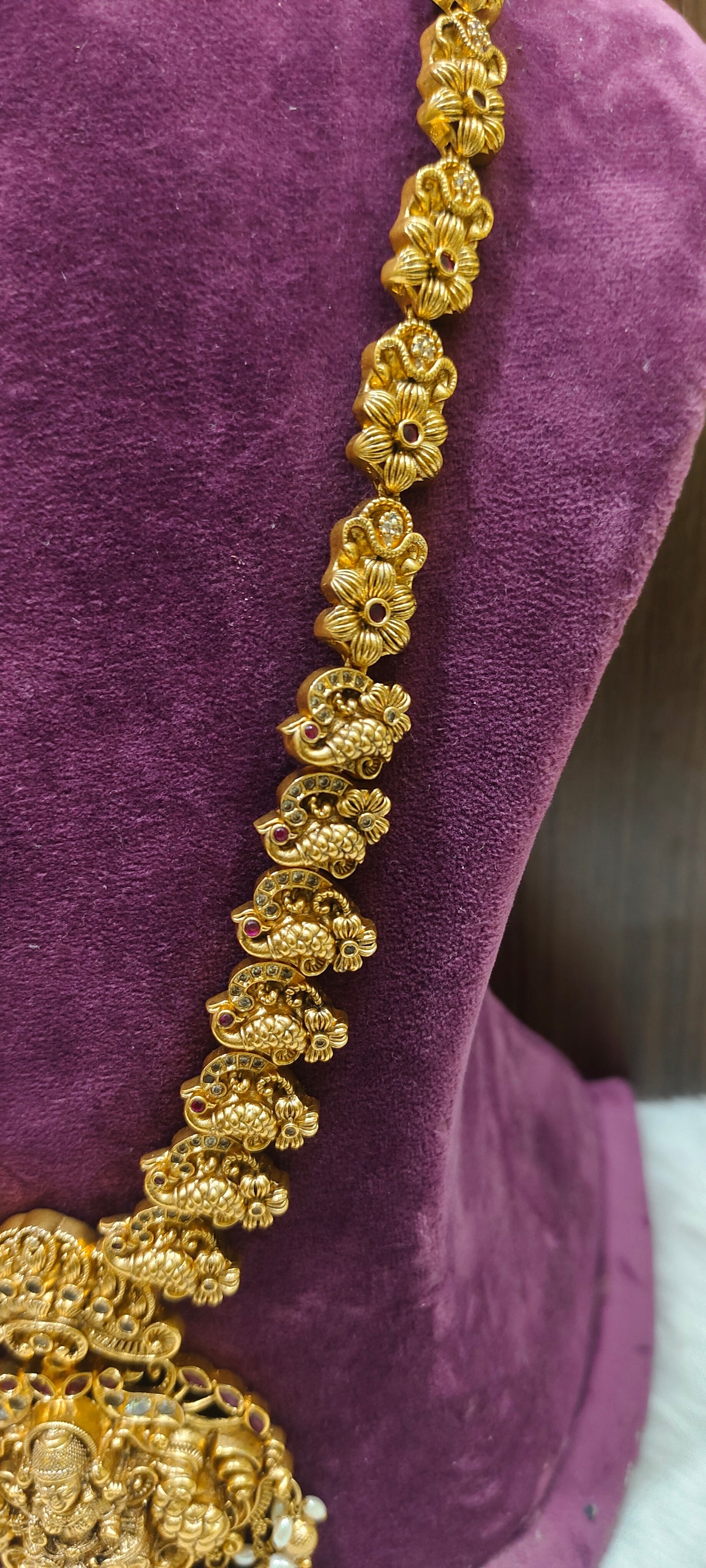 High premium nakshi 3d embossed long haram