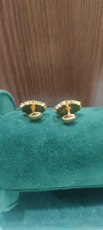 Pure panchaloham big studs ( ravvaladuddulu)