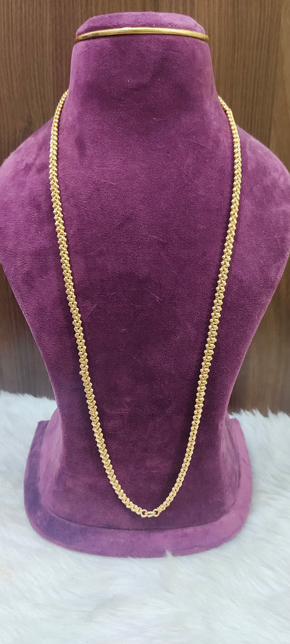 Pure panchaloham unpolished broad and heavy thali chain