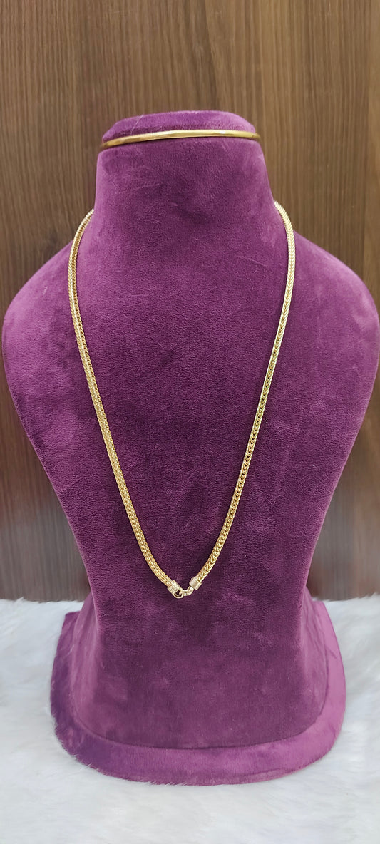 Pure panchaloham 24" length broad thali chain
