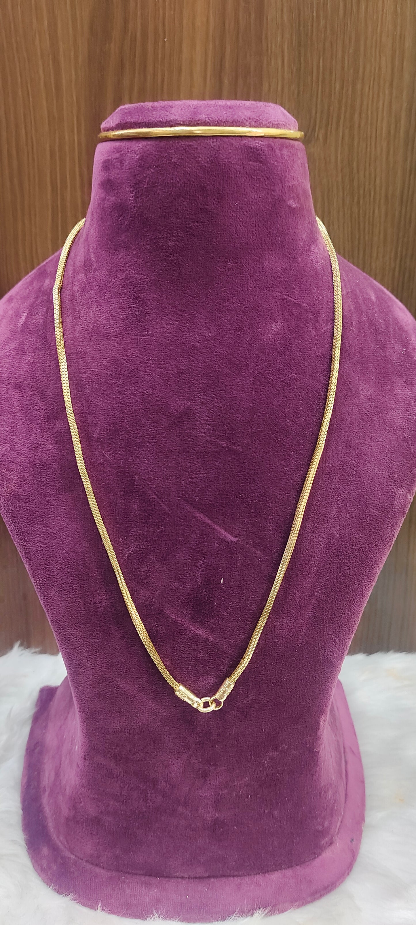 Pure panchaloham unpolished square Thali chain