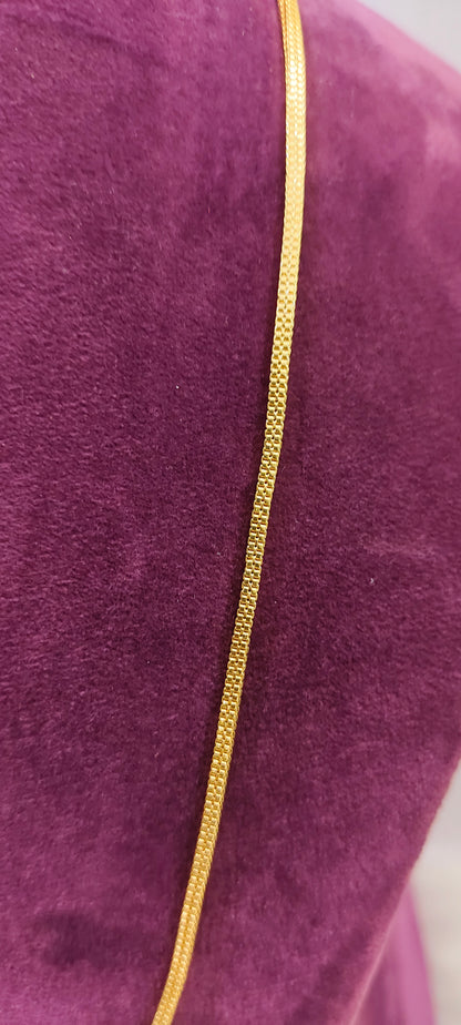 Premium micro gold plated 24" length Thali chain