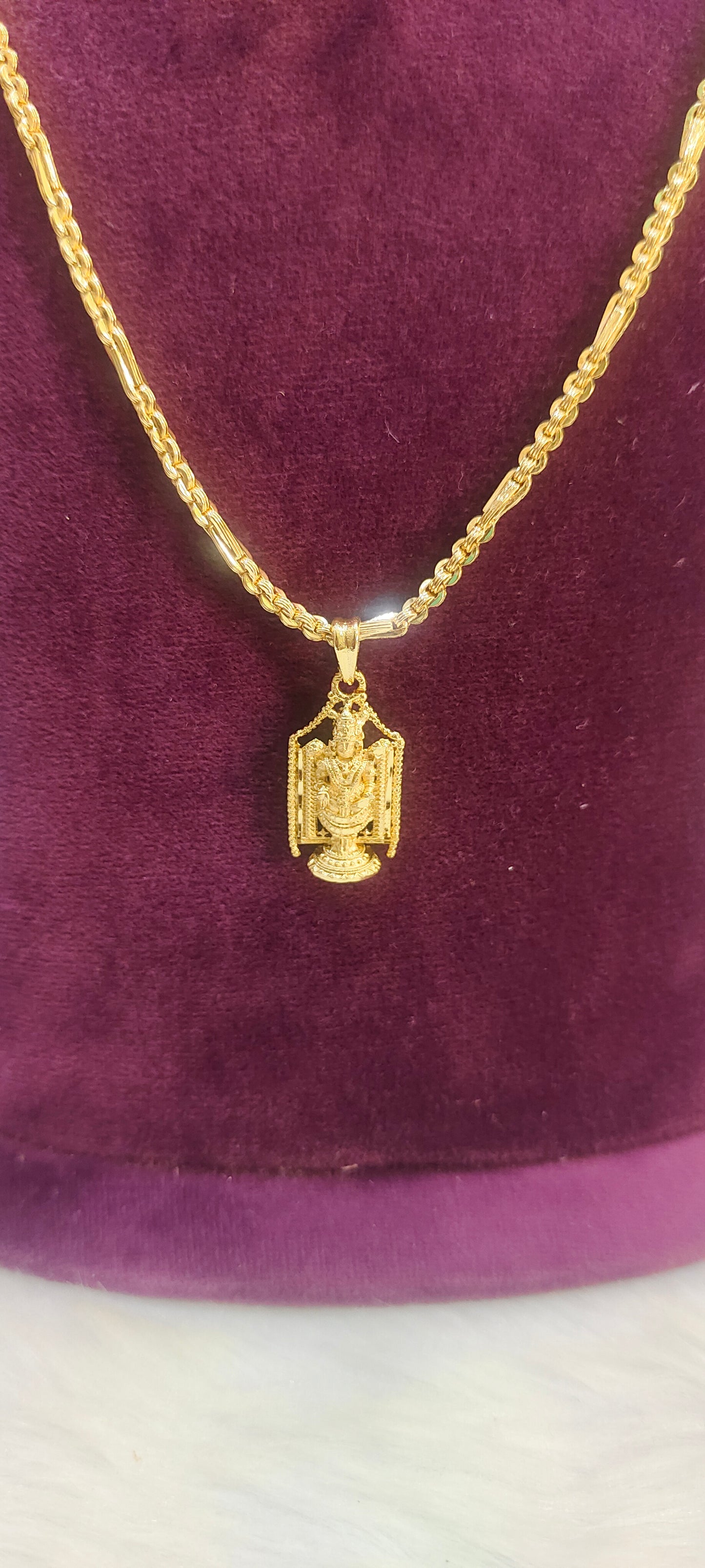 1 gram balaji pendant chain