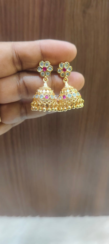 Pure panchaloham medium Jumkas