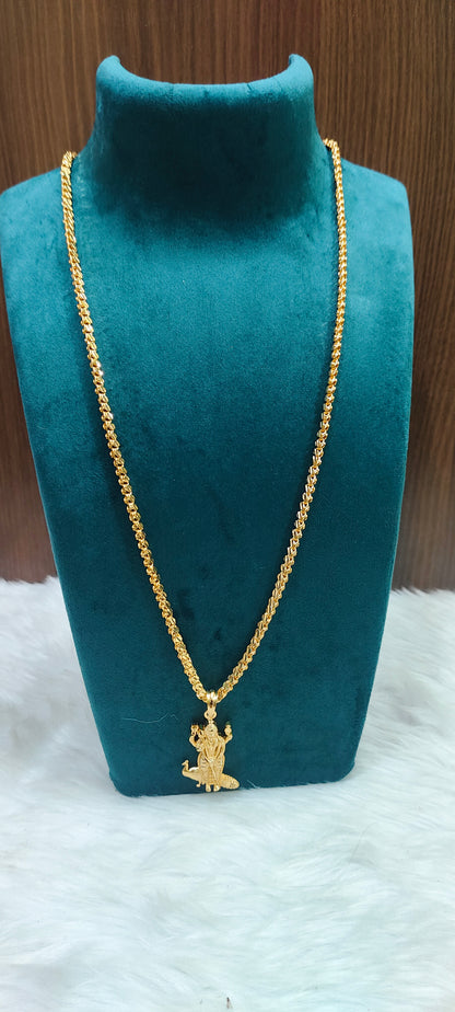 Premium micro gold plated 24" length Muruga pendant chain
