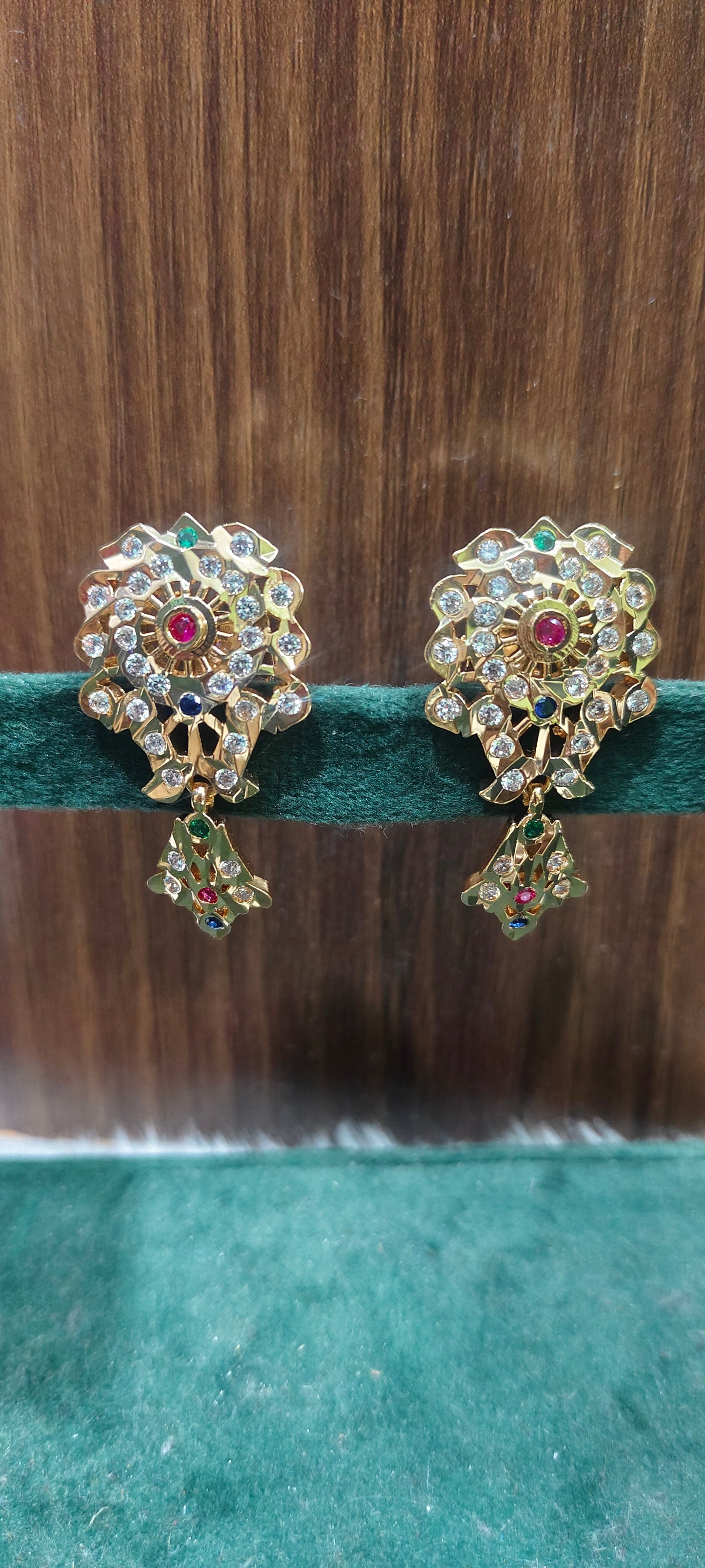 Pure panchaloham unique style big earrings