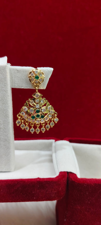 Pure panchaloham vintage look earrings