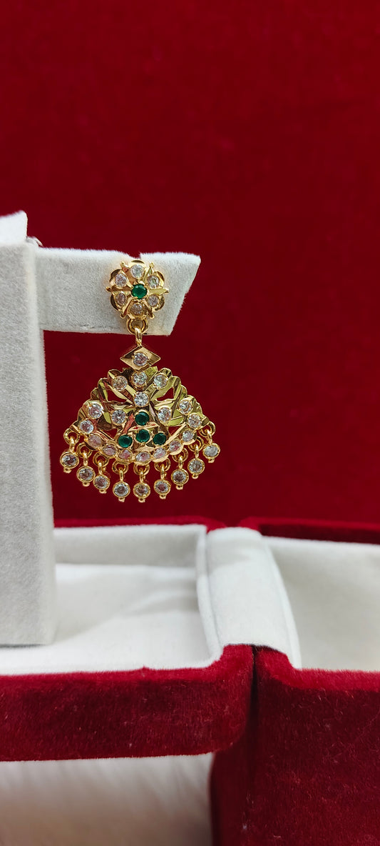 Pure panchaloham vintage look earrings