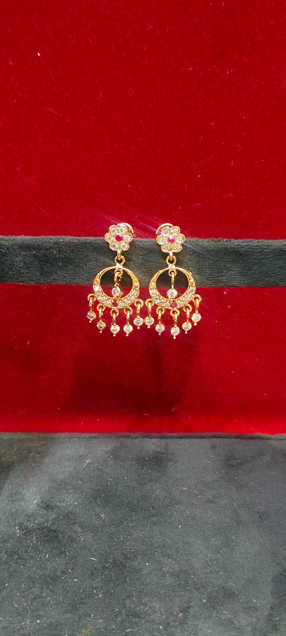 Pure panchaloham 2 pair earrings combo