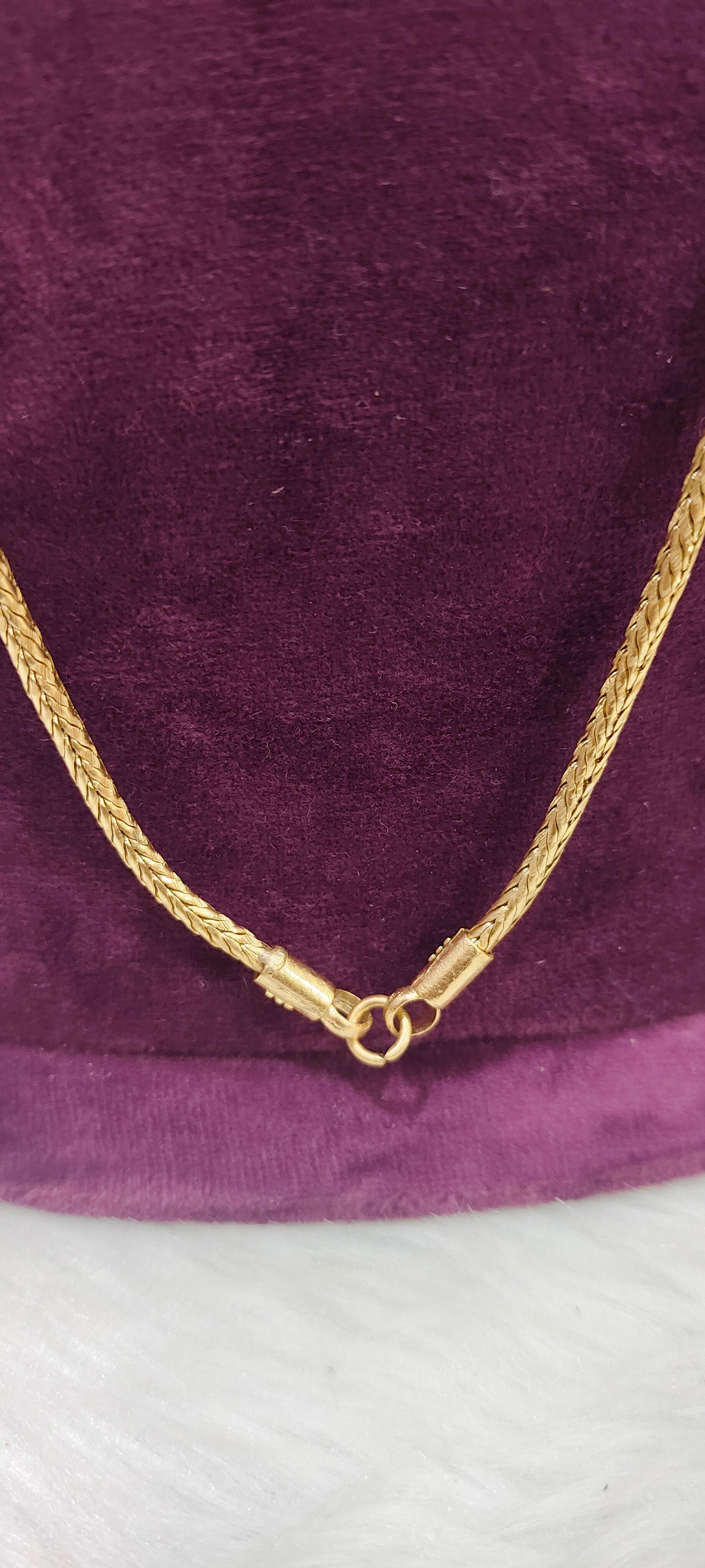 Pure panchaloham unpolished 30" length similar pattern to nanthadu