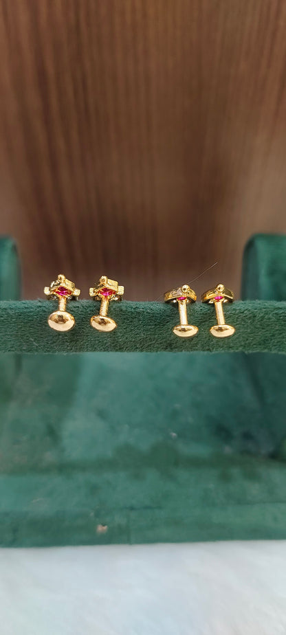Pure panchaloham kids earrings combo