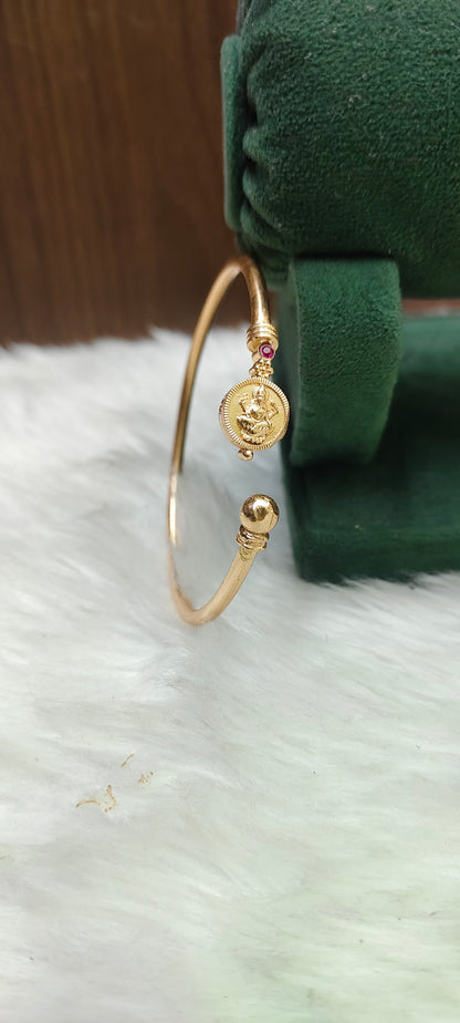 Pure panchaloham unpolished daily use Lakshmi Devi openable kada fit for all sizes