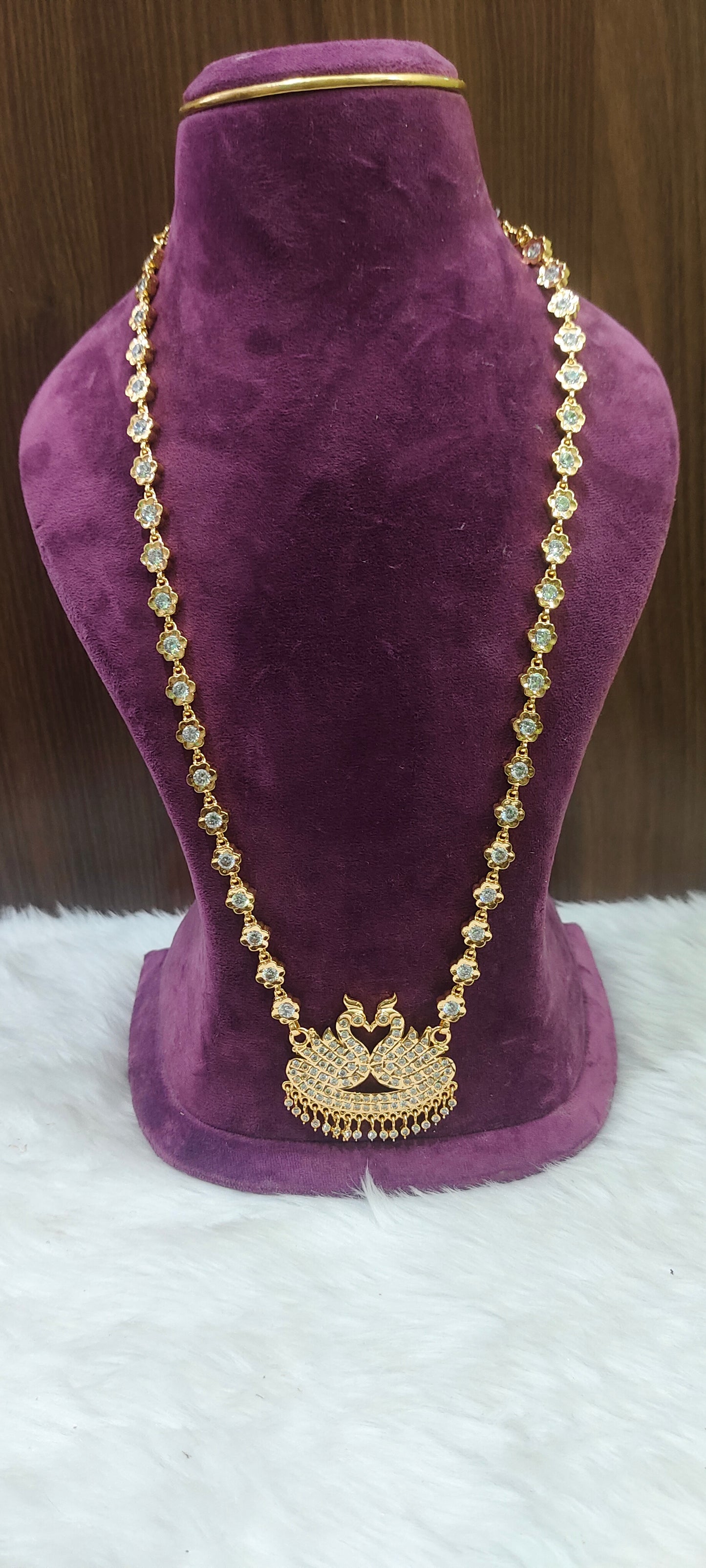 Pure panchaloham daimond look long haram