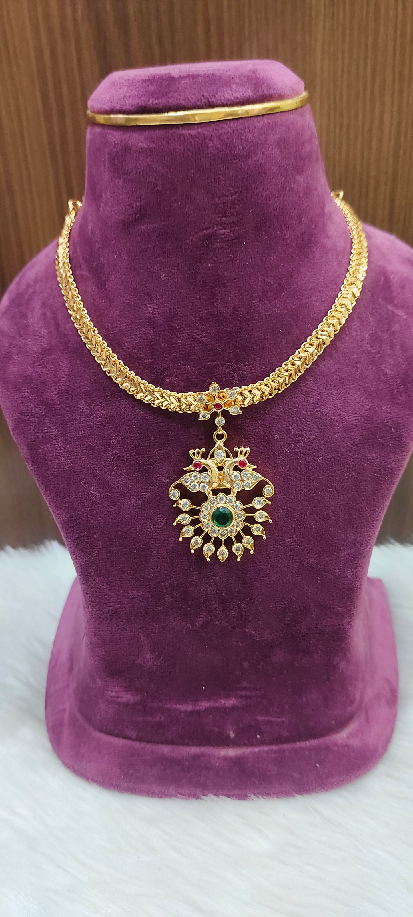 Pure panchaloham unique style nanupatti necklace