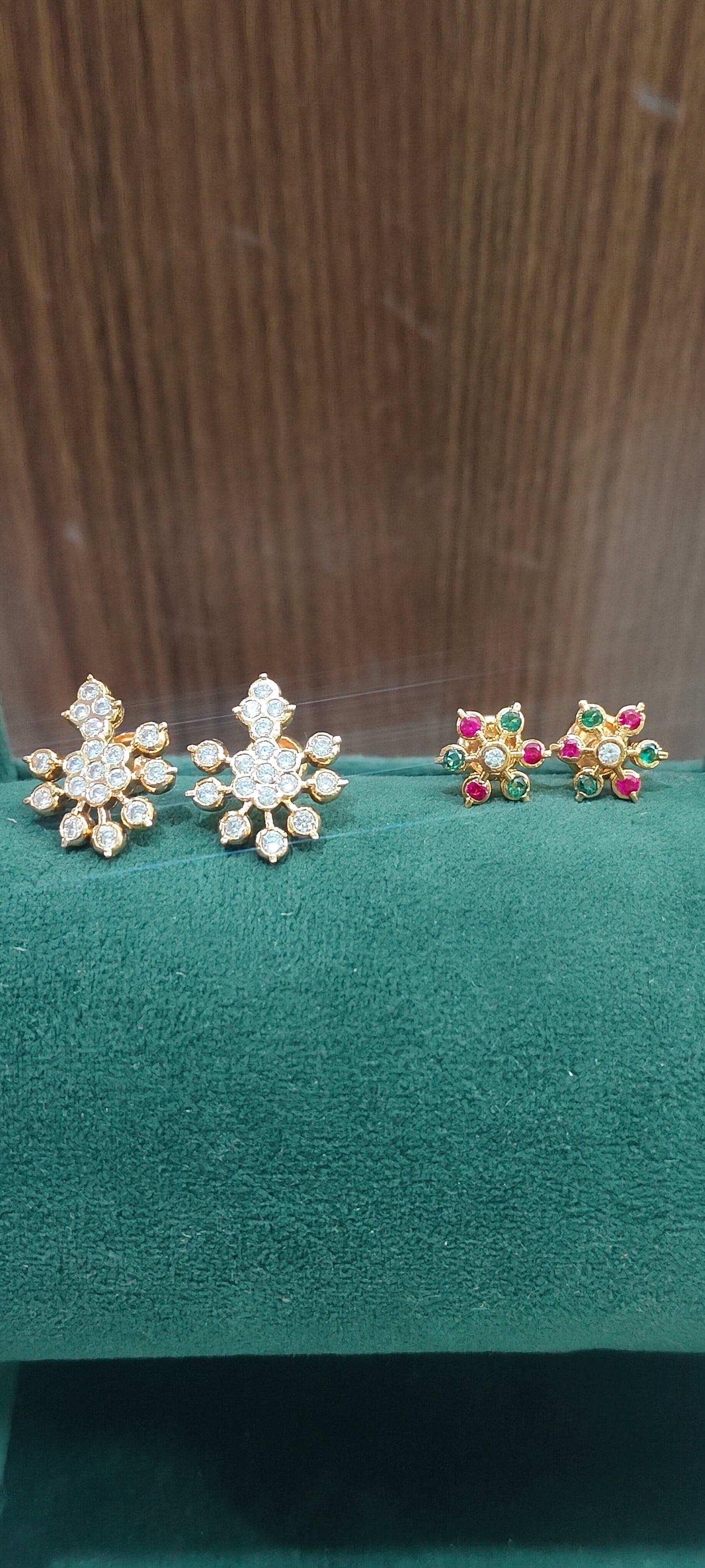 Pure panchaloham 2 pair studs combo