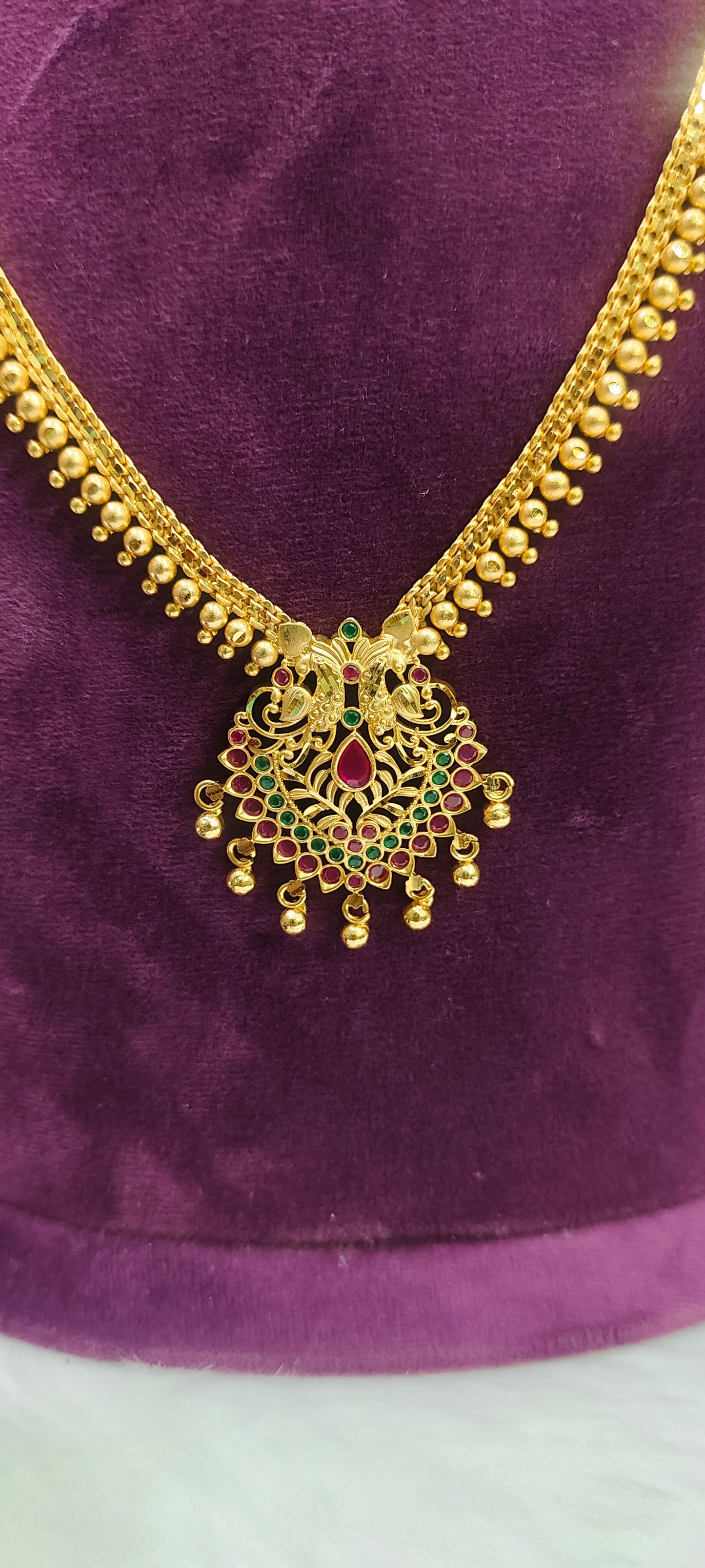100% gold look long haram set