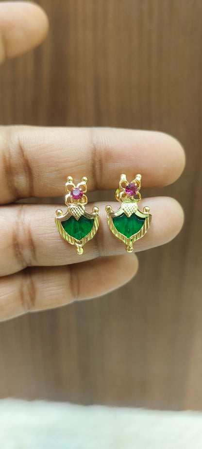 Premium micro gold plated daily wear studs