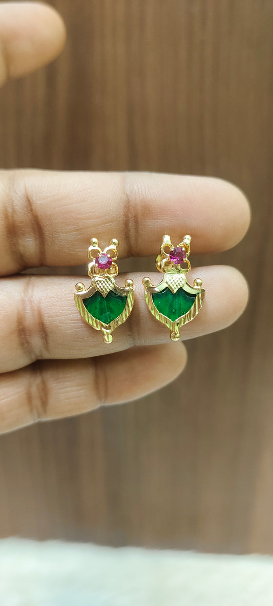 Premium micro gold plated daily wear studs