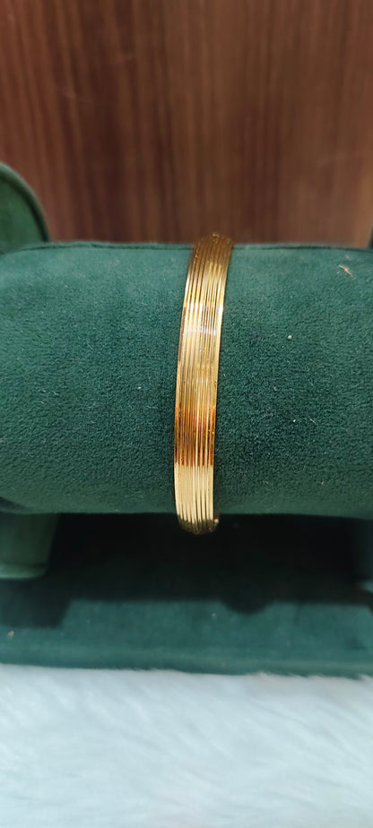 Premium micro gold plated mens kada