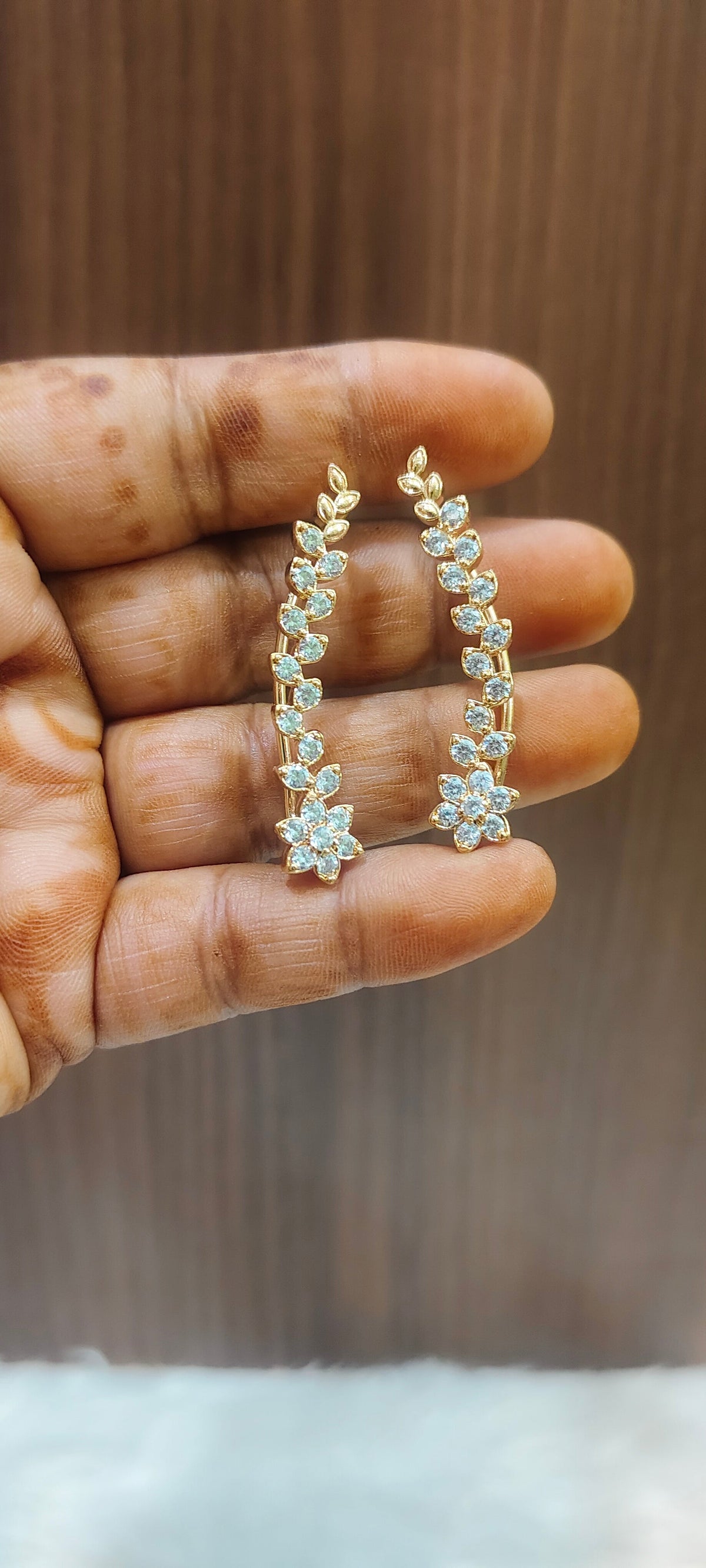 Pure panchaloham trendy earcuffs