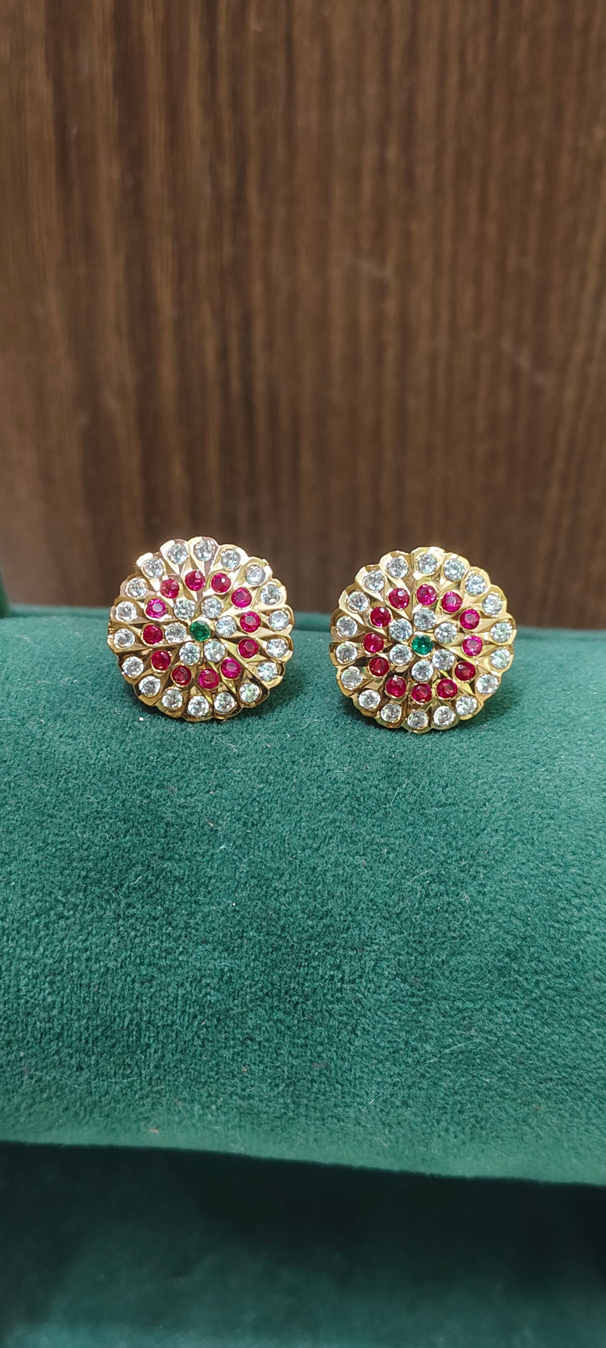Pure panchaloham Multi colour big studs
