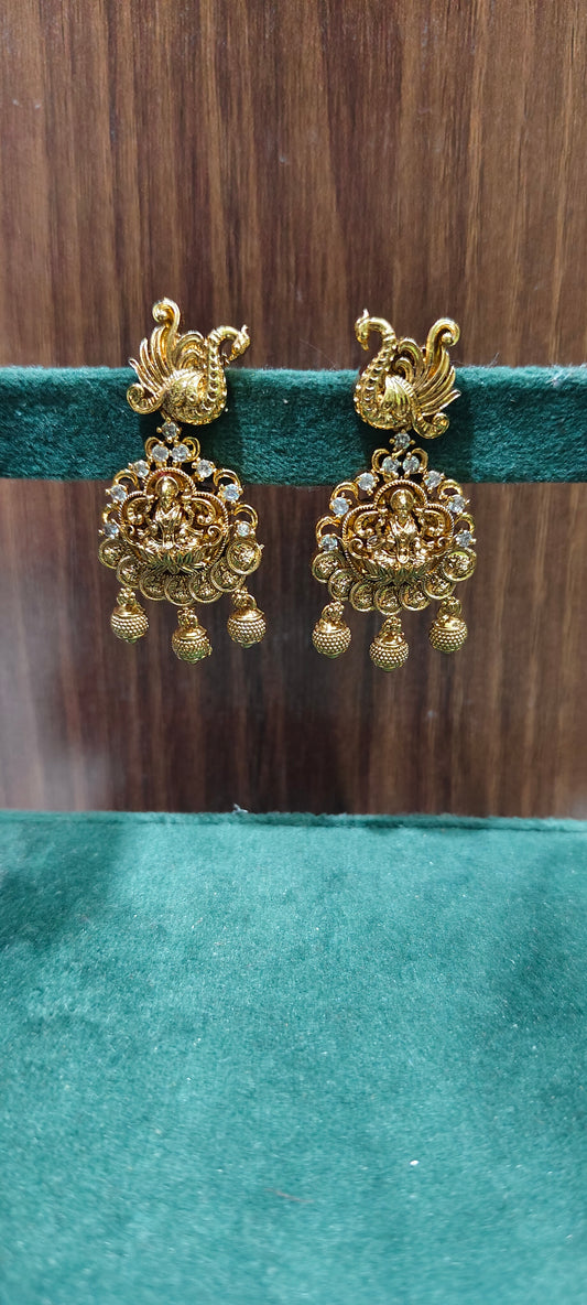 High premium nakshi Lakshmi Devi earrings