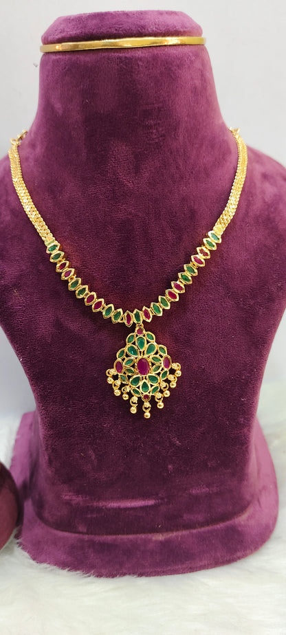 Premium micro gold plated budjet friendly necklace set