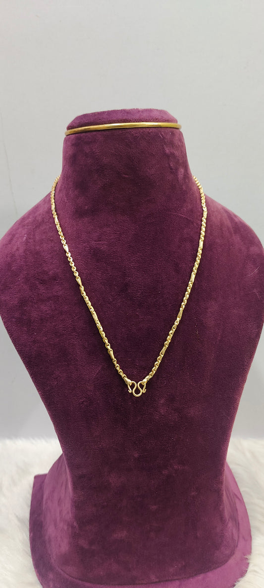 Pure panchaloham unpolished 20" length 5 plus 1 chain